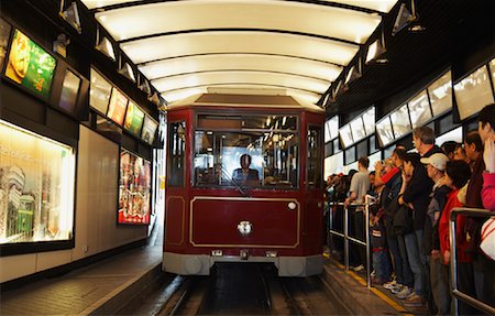 streetcar front view - Tram, Hong Kong, China Stock Photo - Rights-Managed, Code: 700-01837752