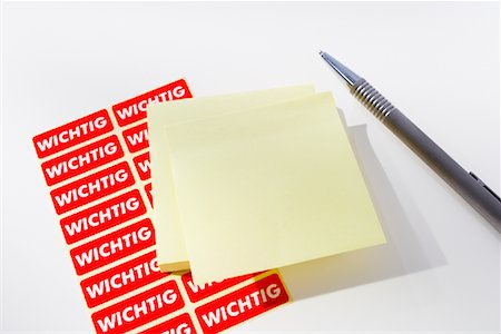 sticker - Sticky Notes Stock Photo - Rights-Managed, Code: 700-01838494