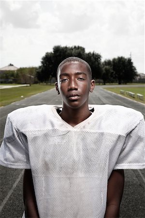 football player (american sport, male) - Portrait of Football Player Stock Photo - Rights-Managed, Code: 700-01878649