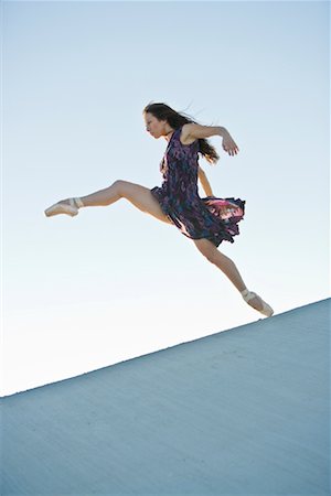 Woman Dancing on the Street, Las Vegas, Nevada, USA Stock Photo - Rights-Managed, Code: 700-01878973