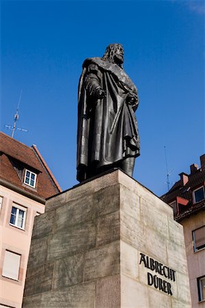 Statue of Albrecht Durer, Nuremberg, Bavaria, Germany Stock Photo - Rights-Managed, Code: 700-01879233