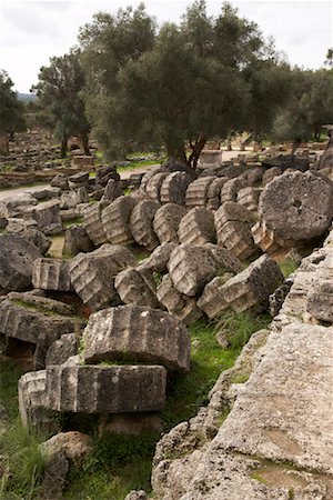 Temple of Zeus, Olympia, Greece Stock Photo - Rights-Managed, Code: 700-01879386