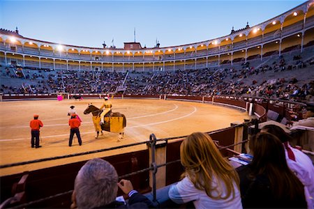 spectators and stadium - Bullfighting, Plaza de Toros de las Ventas, Madrid, Spain Stock Photo - Rights-Managed, Code: 700-01879832