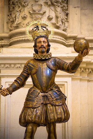 Statue of Christopher Columbus in the Cathedral de Santa Maria de la Sede, Seville, Spain Stock Photo - Rights-Managed, Code: 700-01879860