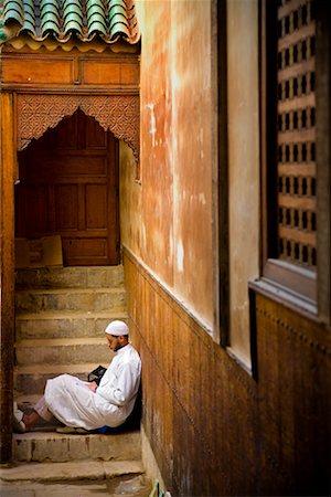 fes, morocco - Karaouiyine Mosque, Fez, Morocco Stock Photo - Rights-Managed, Code: 700-01879924