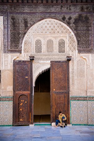 fes morocco - Medersa Bou Inania, Fez, Morocco Stock Photo - Rights-Managed, Code: 700-01879931