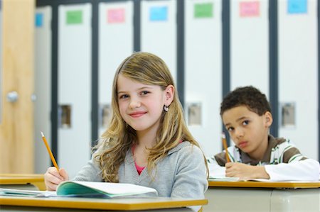 Students in Classroom, Doing School Work Stock Photo - Rights-Managed, Code: 700-01954526