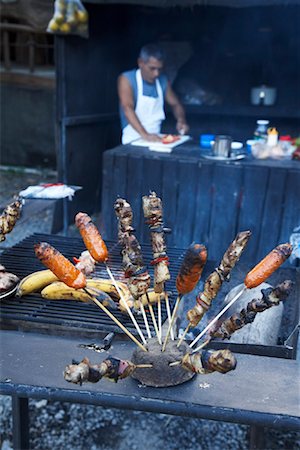 Sausage Vendor, Mal Pais, Puntarenas Province, Costa Rica Stock Photo - Rights-Managed, Code: 700-01955543