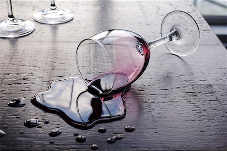 drink spill - Spilled Wine Stock Photo - Rights-Managed, Code: 700-01955787