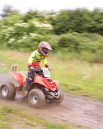 Teenager Driving ATV Stock Photo - Rights-Managed, Code: 700-02010287