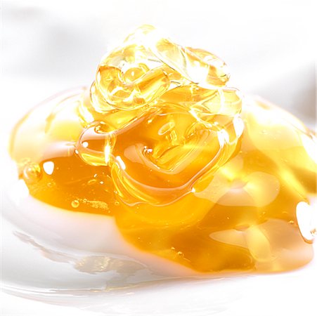 Close-up of Honey and Yogurt Stock Photo - Rights-Managed, Code: 700-02046146