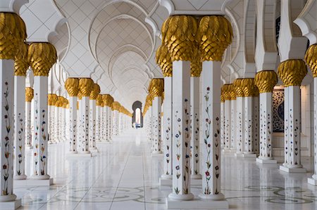 Sheikh Zayed Bin Sultan Al Nahyan Mosque, Abu Dhabi, United Arab Emirates Stock Photo - Rights-Managed, Code: 700-02046725