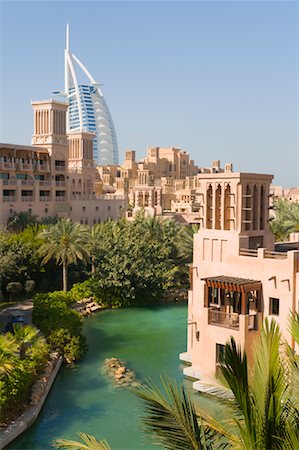 simsearch:700-03075663,k - Madinat Jumeirah Complex, Burj al Arab Hotel in Background, Jumeirah, Dubai, United Arab Emirates Stock Photo - Rights-Managed, Code: 700-02046741