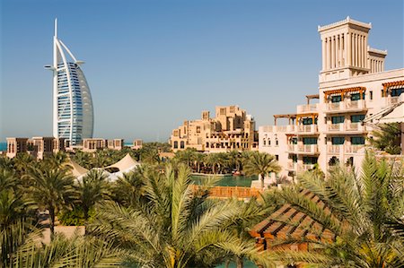 simsearch:700-03075663,k - Madinat Jumeirah Complex, Burj al Arab Hotel in Background, Jumeirah, Dubai, United Arab Emirates Stock Photo - Rights-Managed, Code: 700-02046743