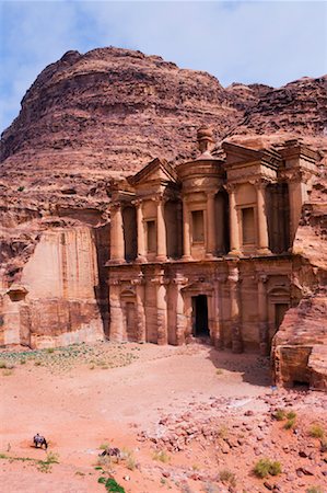 Le monastère, Petra, Arabah, Jordanie Photographie de stock - Rights-Managed, Code: 700-02046788