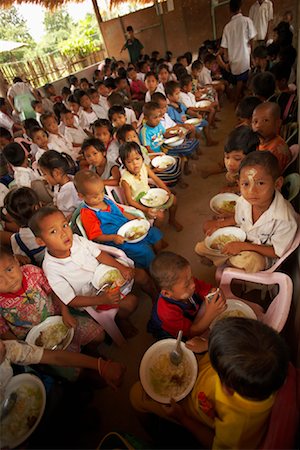 Burmese Refugees in Preschool, Amphoe Fang, Thailand Stock Photo - Rights-Managed, Code: 700-02047023