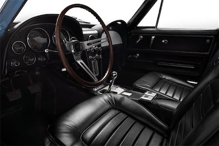 simsearch:700-02156614,k - Interior of 1966 Corvette Stingray Stock Photo - Rights-Managed, Code: 700-02056709