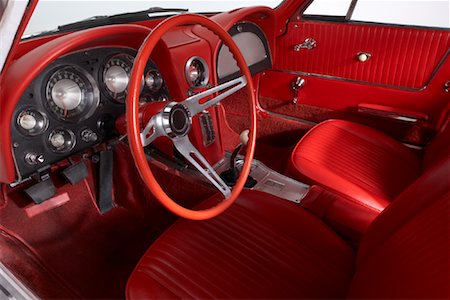 simsearch:700-02156614,k - Interior of 1963 Corvette Stingray Stock Photo - Rights-Managed, Code: 700-02056703