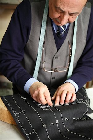 simsearch:6102-08942477,k - Portrait of Tailor Stock Photo - Rights-Managed, Code: 700-02071122