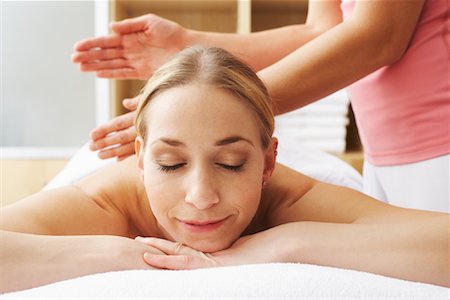 Woman Getting Massage Stock Photo - Rights-Managed, Code: 700-02071797