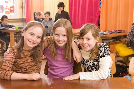 Portrait of Children in Classroom Stock Photo - Rights-Managed, Code: 700-02080329