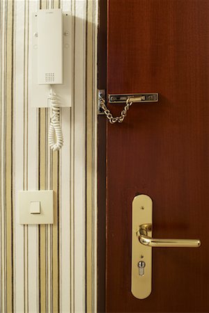 door handle - Door, Light Switch and Intercom, Essen, Nordrhein-Westfalen, Germany Stock Photo - Rights-Managed, Code: 700-02080379