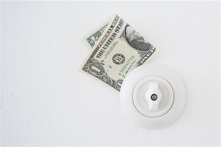 simsearch:628-02953757,k - Light Switch and American Dollar Stock Photo - Rights-Managed, Code: 700-02080391