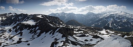 View of Mountains from Edelweisspitze, Nationalpark Hohe Tauern, Austria Stock Photo - Rights-Managed, Code: 700-02121174