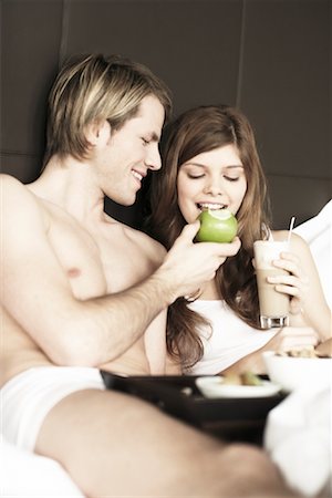 Couple in Bed Stock Photo - Rights-Managed, Code: 700-02121393