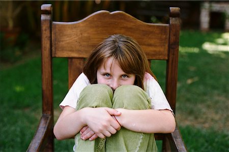 Portrait of Child in Chair Stock Photo - Rights-Managed, Code: 700-02130195