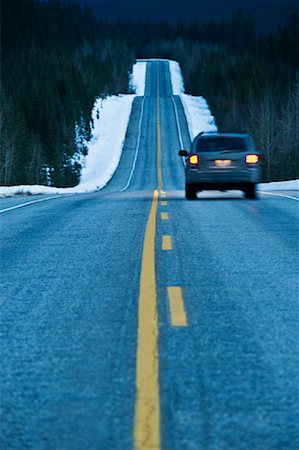 Car on Scenic Highway, Near Jasper, Alberta, Canada Stock Photo - Rights-Managed, Code: 700-02130525