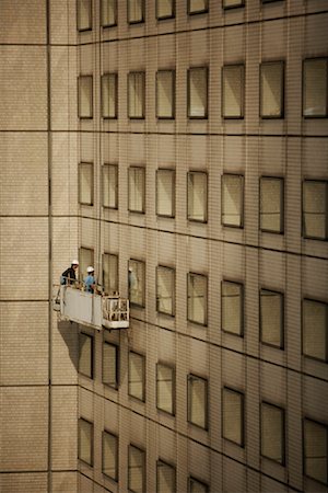 Window Washers Cleaning Windows, Tokyo, Japan Stock Photo - Rights-Managed, Code: 700-02156710