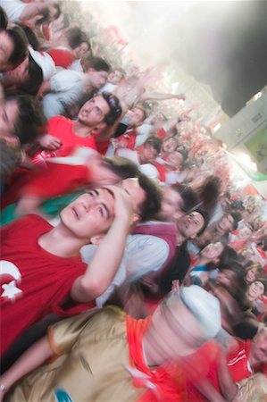 Turkish Football Fans Cheering in the Streets, Salzburg, Salzburger Land, Austria Stock Photo - Rights-Managed, Code: 700-02159130
