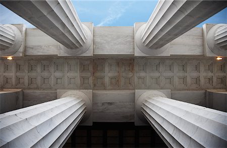 Colonnes, Lincoln Memorial, Washington, DC, USA Photographie de stock - Rights-Managed, Code: 700-02200365