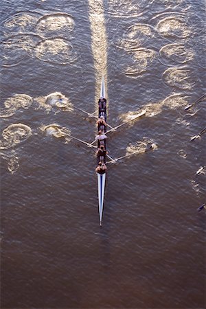 sport rowing teamwork - Overview of Rowboat Stock Photo - Rights-Managed, Code: 700-02200799