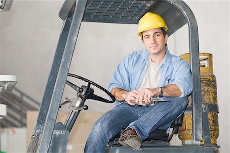 forklift truck - Portrait of Construction Worker Stock Photo - Rights-Managed, Code: 700-02231952