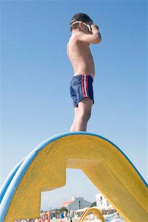 simsearch:700-01295913,k - Boy Standing on Slide Stock Photo - Rights-Managed, Code: 700-02244929