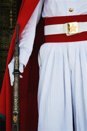 Close-Up of Moroccan Guard, Morocco Foto de stock - Con derechos protegidos, Código: 700-02245126