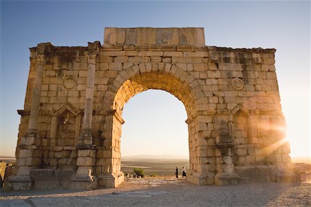 Ruins Arch, Volubilis, Morocco Stock Photo - Rights-Managed, Code: 700-02245166