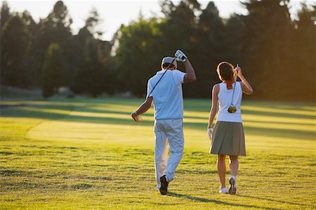 Couple Playing Golf, Salem, Oregon, USA Stock Photo - Rights-Managed, Code: 700-02257769