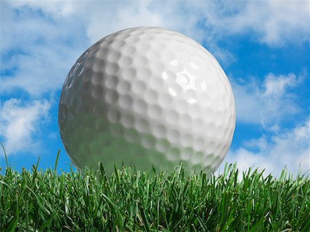 Close-up of Golf Ball Stock Photo - Rights-Managed, Code: 700-02264990