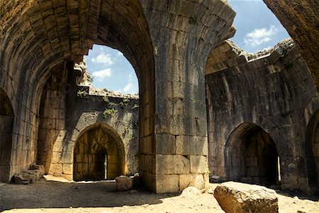 dazzo - Interior of Nimrod Fortress, Golan Heights, Israel Stock Photo - Rights-Managed, Code: 700-02265656