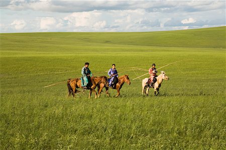 simsearch:700-02263889,k - Horsemen Getting Ready to Round Up Horses, Inner Mongolia, China Stock Photo - Rights-Managed, Code: 700-02265725