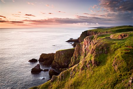 simsearch:700-03016994,k - Overview of Cliffs and Sea Stacks at Dawn, St Abbs Head, St Abbs, Berwickshire, Scottish Borders, Scotland Stock Photo - Rights-Managed, Code: 700-02260070