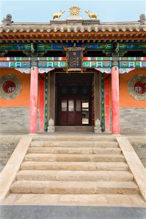 simsearch:700-02263895,k - Tibétain Xilinhot, entrée du Temple, la Mongolie intérieure, Chine Photographie de stock - Rights-Managed, Code: 700-02263867