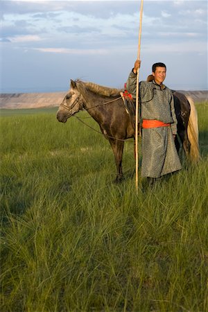 simsearch:700-02263889,k - Portrait of Horseman with Horse, Inner Mongolia, China Stock Photo - Rights-Managed, Code: 700-02263892