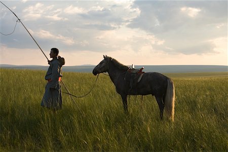 simsearch:700-02263889,k - Portrait of Horseman with Horse, Inner Mongolia, China Stock Photo - Rights-Managed, Code: 700-02263893