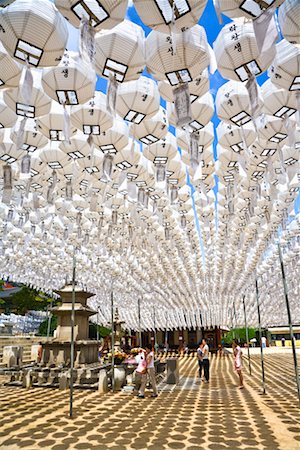 Lanterns at Bongeunsa Temple, Seoul, South Korea Stock Photo - Rights-Managed, Code: 700-02289618
