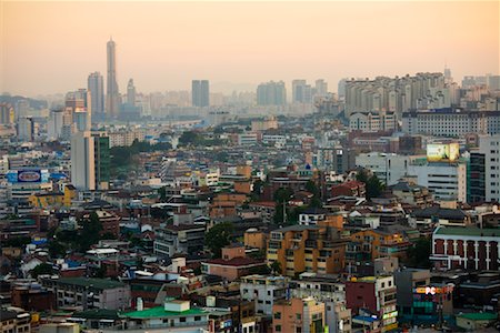 Overview of City, Seoul, South Korea Stock Photo - Rights-Managed, Code: 700-02289652