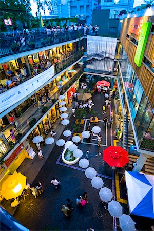 Overview of Shopping District, Insadong, Seoul, South Korea Stock Photo - Rights-Managed, Code: 700-02289674